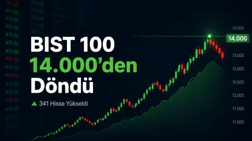BIST 100 düştü 341 hisse yükseldi