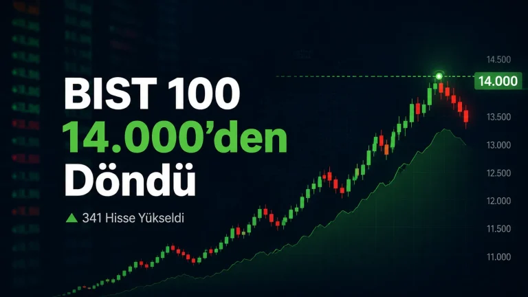 BIST 100 düştü 341 hisse yükseldi