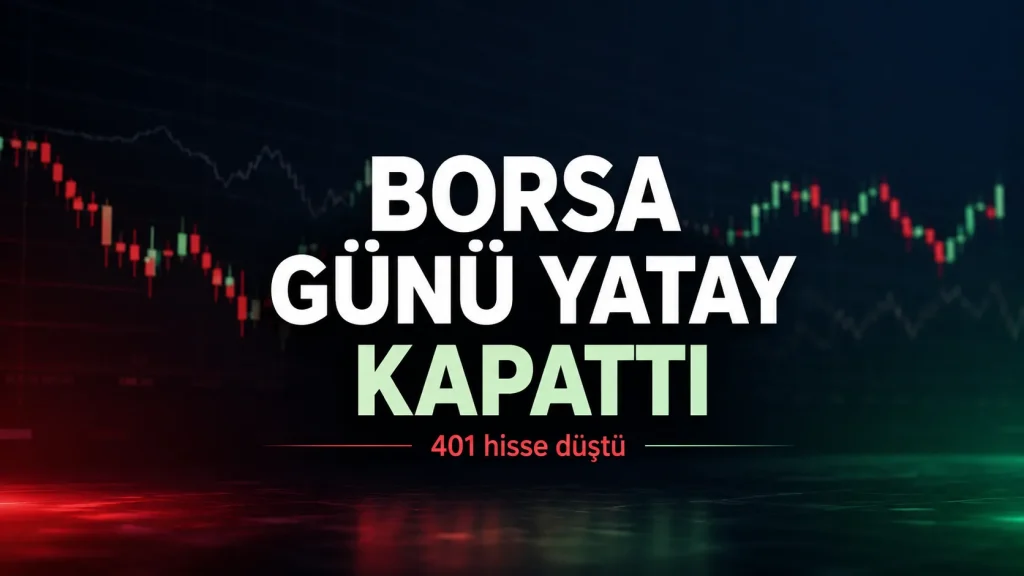 Borsa İstanbul’da 401 hisse günü düşüşle tamamladı.