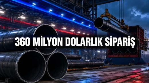 Borusan Boru siparişleri için çelik boru üretimi
