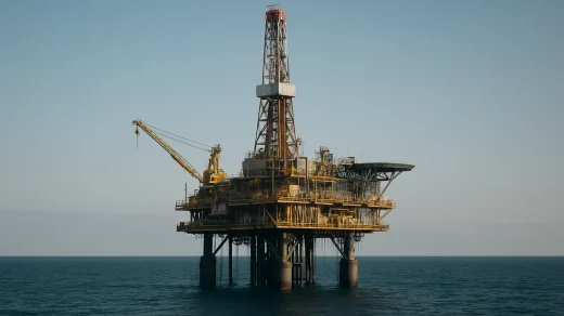 BP’nin portföyündeki bir varlığı daha satışa çıkarmasını anlatan temsili petrol platformu görseli