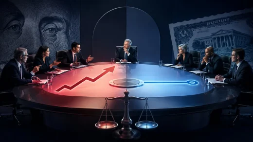 Fed faiz artışı tartışmasını anlatan karar masası