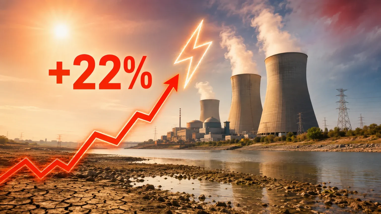Fransa’da aşırı sıcakların nükleer üretimi sınırlamasıyla elektrik fiyatlarının yüzde 22 yükselmesi