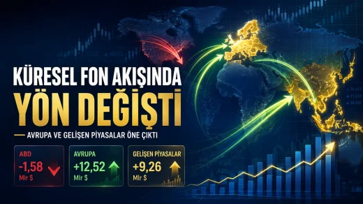 Küresel fon akımları Avrupa ve gelişen piyasalara yönelirken ABD hisse fonlarından para çıkışı