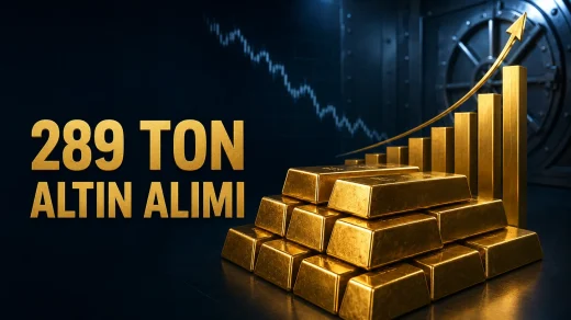 Merkez bankalarının ikinci çeyrekte gerçekleştirdiği 289 tonluk altın alımı
