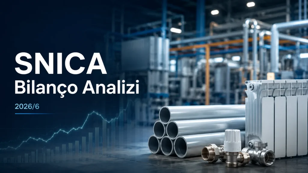 SNICA bilanço analizi 2026 ikinci çeyrek Sanica Isı finansal sonuçları