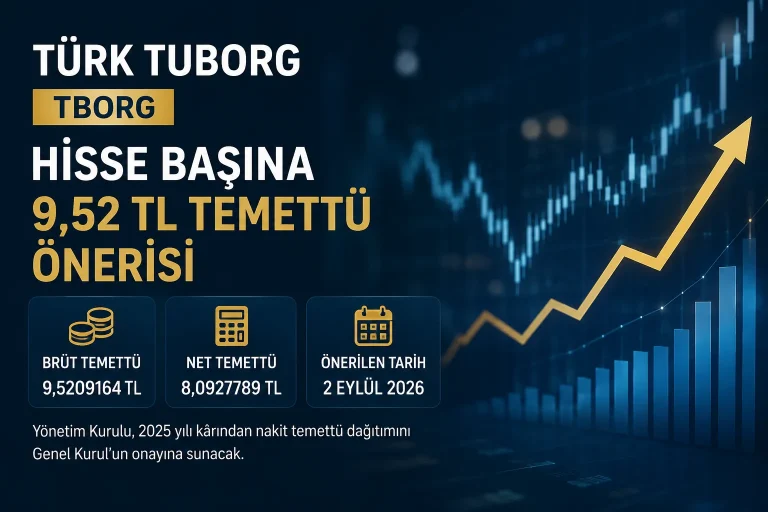 Türk Tuborg’dan hisse başına 9,52 TL temettü önerisi