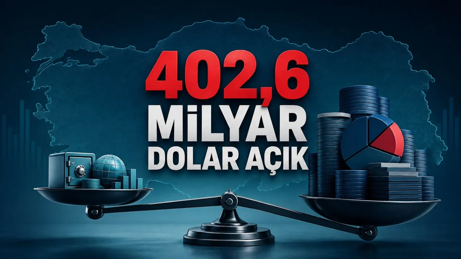 Türkiye net yatırım pozisyonunda 402,6 milyar dolar açık