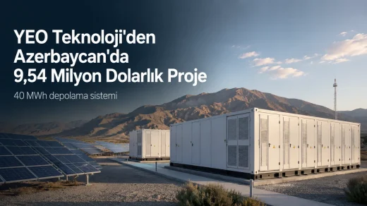 YEO Teknoloji, Azerenerji ile Nahçıvan’da kurulacak 40 MWh kapasiteli batarya enerji depolama sistemi için 9,54 milyo…
