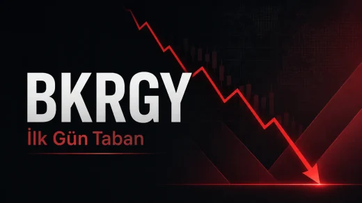 BKRGY hissesi ilk işlem gününde taban oldu.
