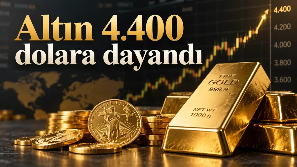 Fed sonrası düşen ons altın fiyatı yeniden yükselişte.