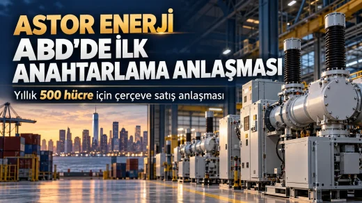 Astor Enerji, ABD’de yıllık 500 hücreyi kapsayan ilk anahtarlama anlaşmasını açıkladı.