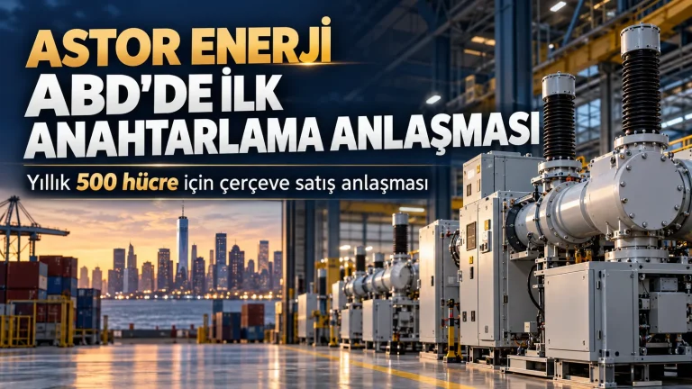 Astor Enerji, ABD’de yıllık 500 hücreyi kapsayan ilk anahtarlama anlaşmasını açıkladı.