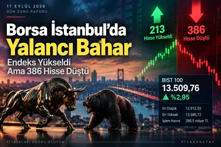 Borsa İstanbul’da Yalancı Bahar: Endeks Yükseldi, 386 Hisse Düştü