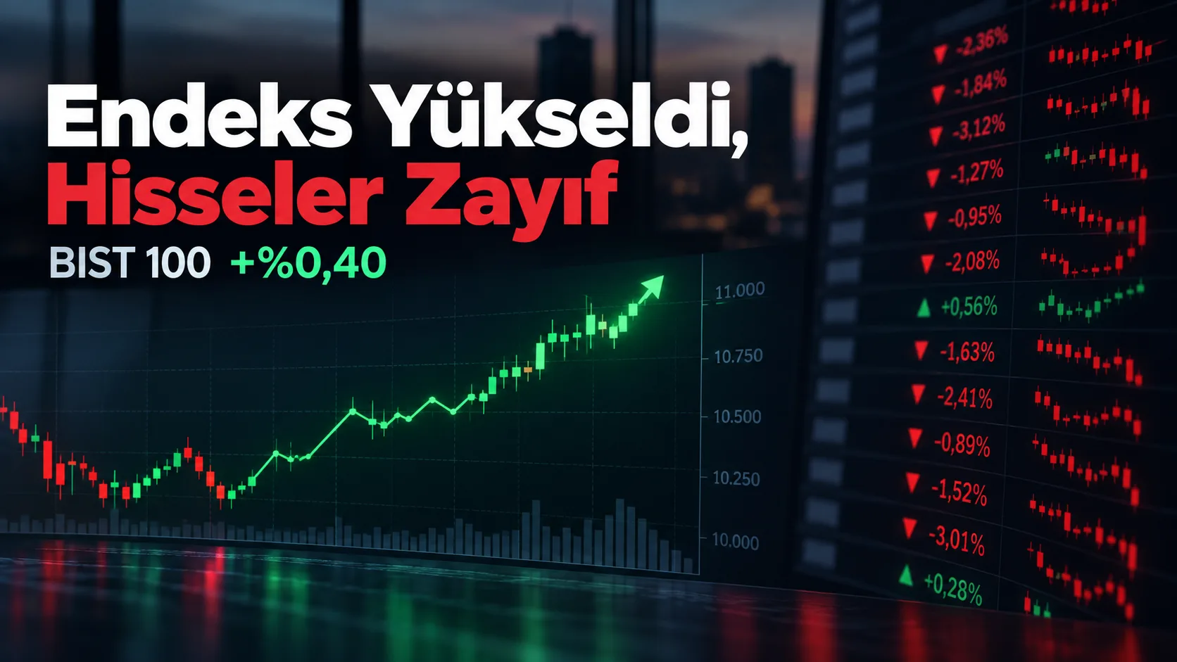 BIST 100 23 Eylül’de yükseldi, hisselerde zayıf görünüm sürdü
