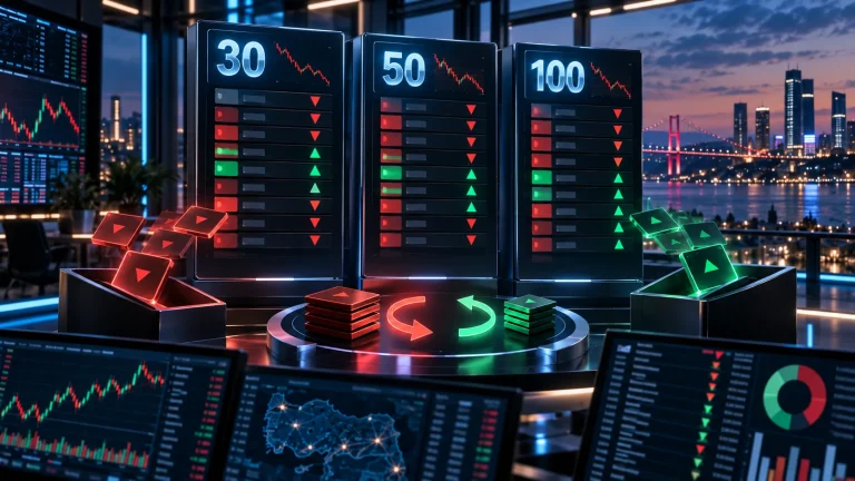 BIST 30 BIST 50 ve BIST 100 endeks değişikliklerinde DSTKF’nin endeks dışı kalması