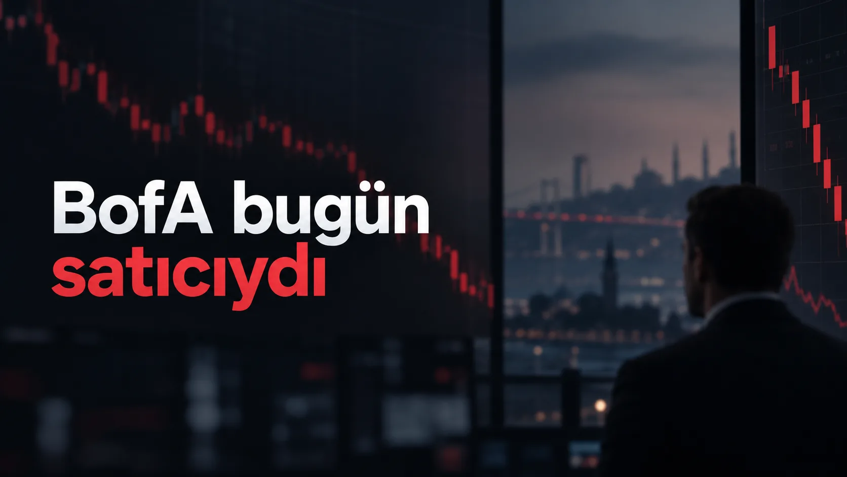 Bank of America’nın 21 Eylül 2026 tarihinde Borsa İstanbul’da 992,5 milyon TL net satış yaptığını anlatan finans görseli