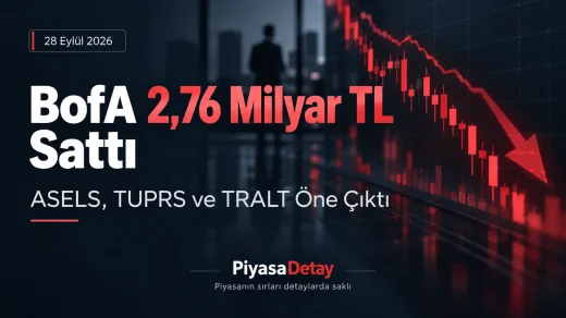 BofA 28 Eylül'de 2,76 milyar TL net satış yaptı, ASELS satışlarda ilk sırada yer aldı