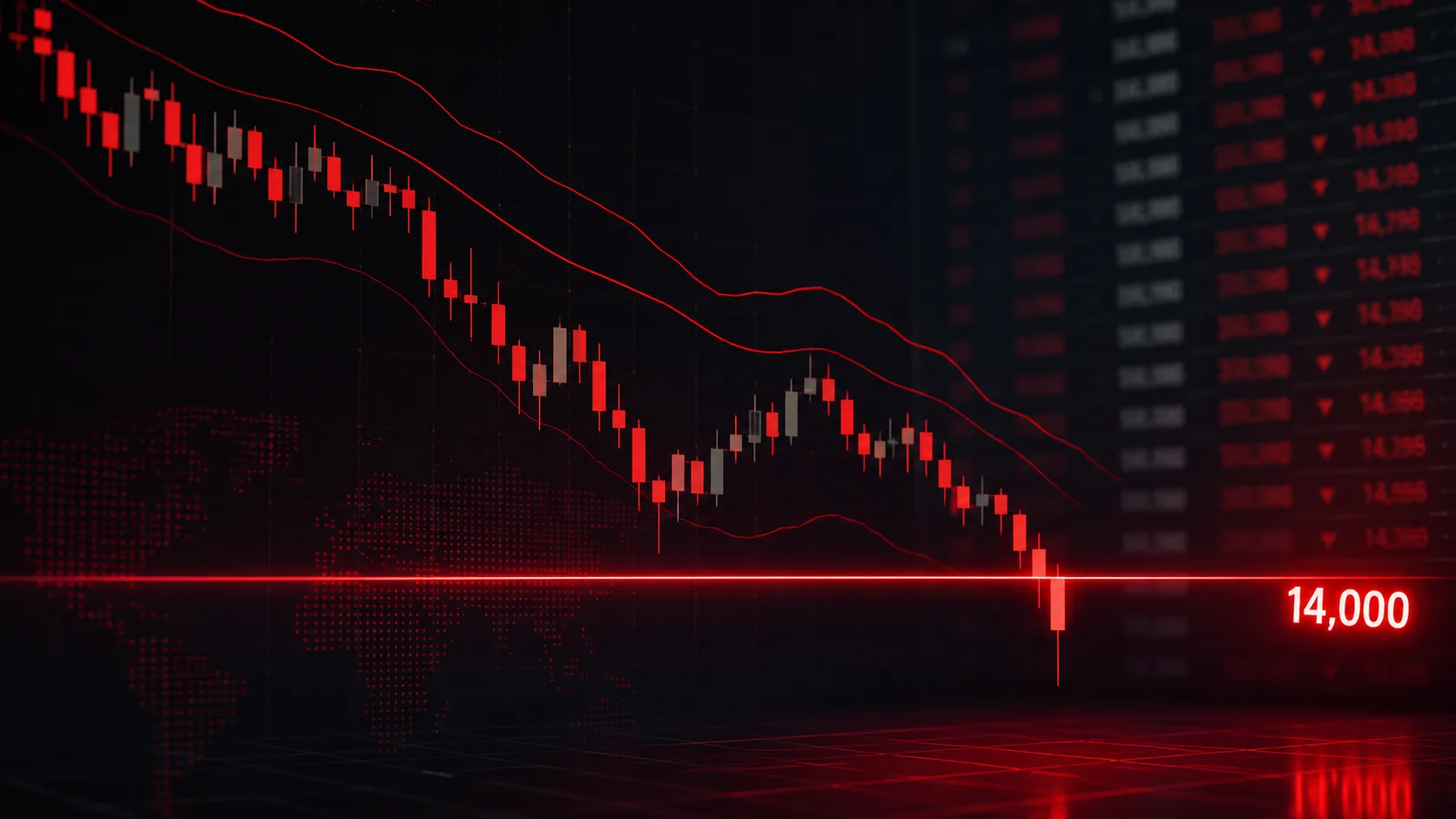 Borsa İstanbul 14.000 puan desteğinin altını test etti