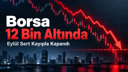 BIST 100 yüzde 2,79 düşüşle 11.947 puandan kapanarak 12 bin puanın altına indi
