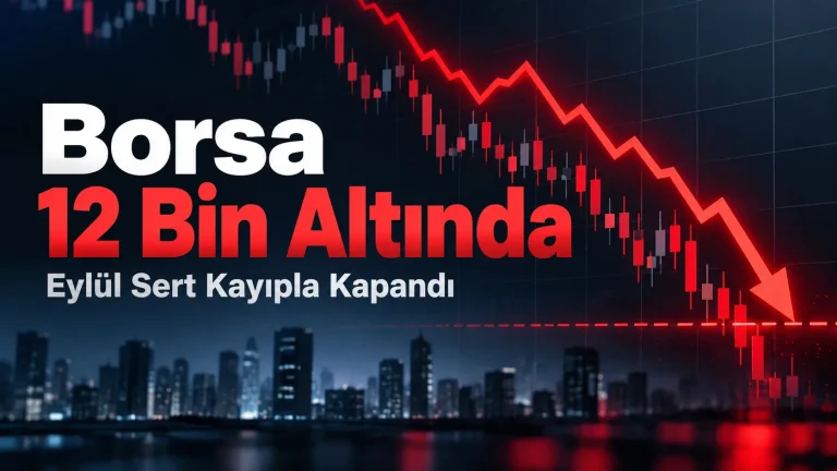 BIST 100 yüzde 2,79 düşüşle 11.947 puandan kapanarak 12 bin puanın altına indi