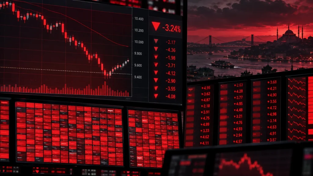 Borsa İstanbul'da satış dalgası ve BIST 100 düşüşü