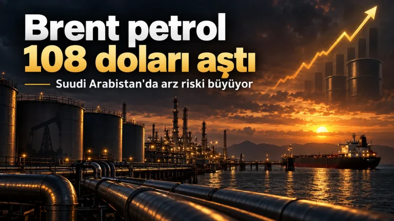 Brent petrol Suudi Arabistan’daki kritik boru hattının devre dışı kalması ve bölgedeki yeni saldırılarla 108 doların…