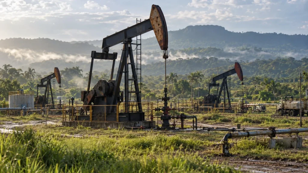 Tropikal arazide petrol pompaları ve saha ekipmanları