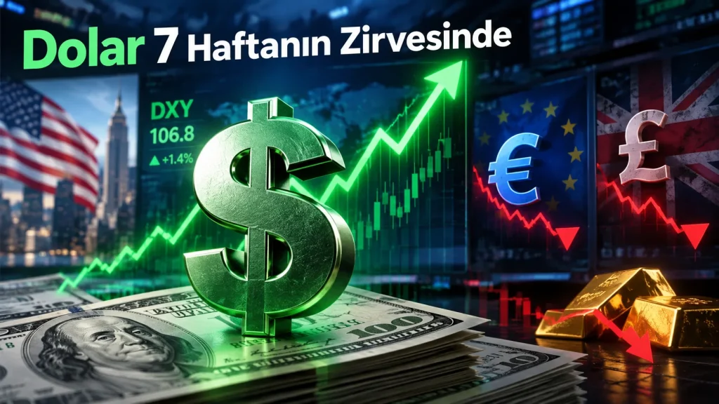 Dolar endeksi yükselirken euro sterlin ve altın fiyatlarının gerilemesi