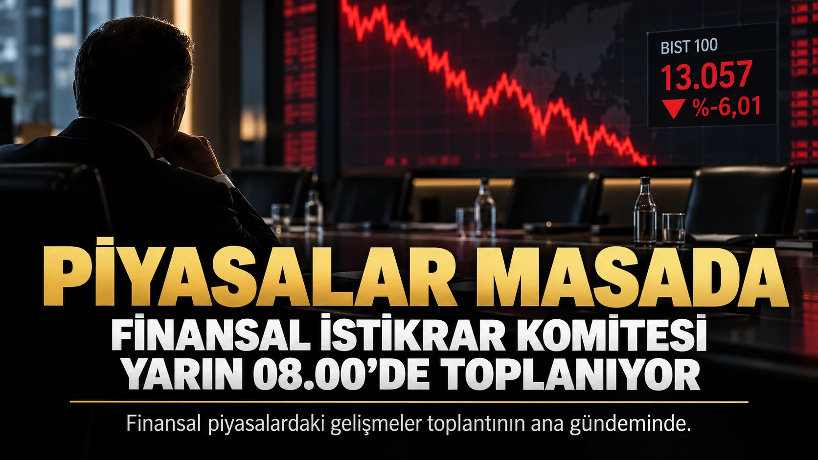 Borsa İstanbul’daki sert düşüşün ardından 17 Eylül’de yapılacak Finansal İstikrar Komitesi toplantısı.