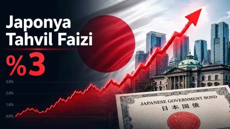 Japonya’nın 10 yıllık tahvil faizinin yüzde 3 seviyesine yükselişini anlatan öne çıkan görsel.