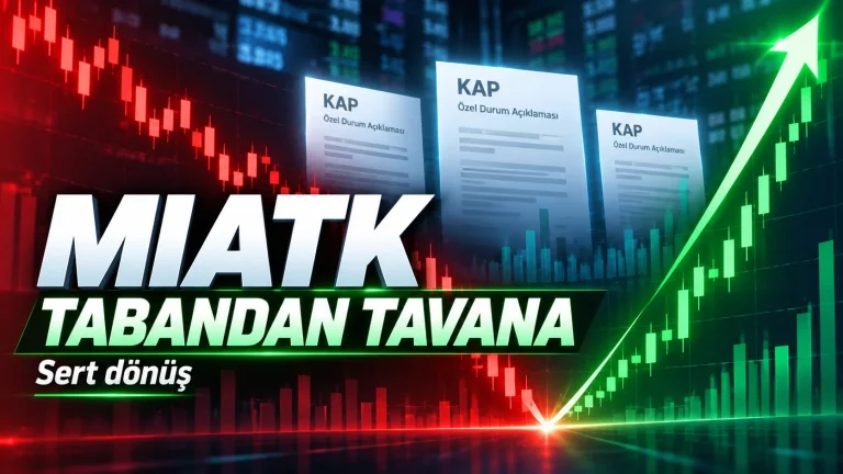 MIATK hissesinin taban seviyesinden tavana yükselmesi