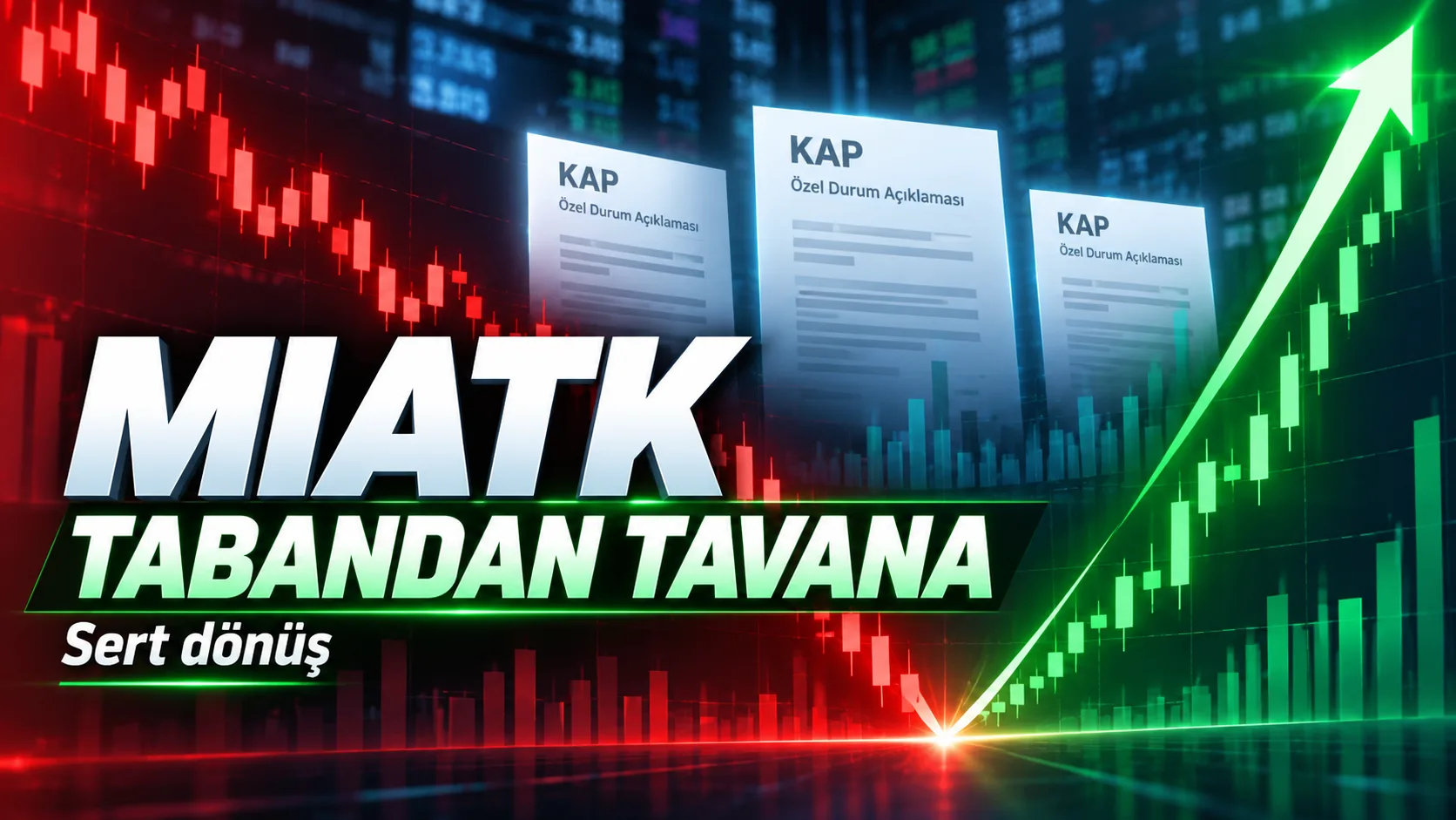 MIATK hissesinin taban seviyesinden tavana yükselmesi