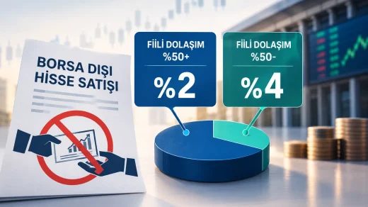 SPK’nın borsa dışı hisse satışlarında fiili dolaşım oranına göre getirdiği yüzde 2 ve yüzde 4 eşiklerini anlatan öne…