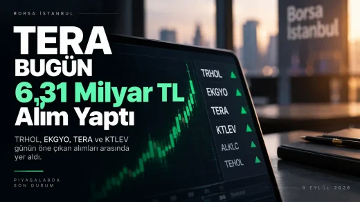Tera Yatırım'ın aldığı hisseler 9 Eylül 2026