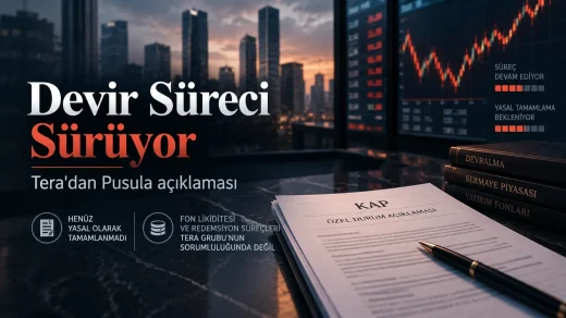 Tera Yatırım, Pusula pay devrinin henüz tamamlanmadığını açıkladı.