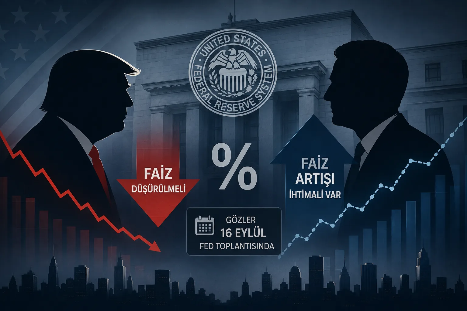 Donald Trump’ın faiz indirimi çağrısı ile Fed Başkanı Kevin Warsh’ın faiz artışı ihtimalini açık tutan mesajlarını an…