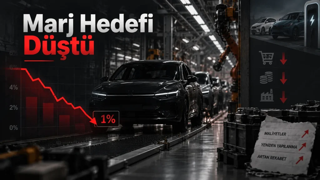 Volkswagen 2026 kâr marjı düşüşü ve Porsche kaynaklı 10 milyar euroluk mali yükü temsil eden otomotiv finans görseli