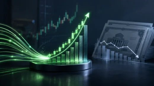 Yabancı yatırımcıların Borsa İstanbul’da 329 milyon dolarlık hisse alımını temsil eden finansal grafik ve dolar temal…