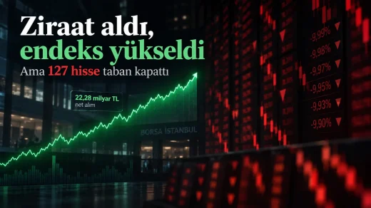 Ziraat aldı, endeks yükseldi ama hisseler yine düşüşte