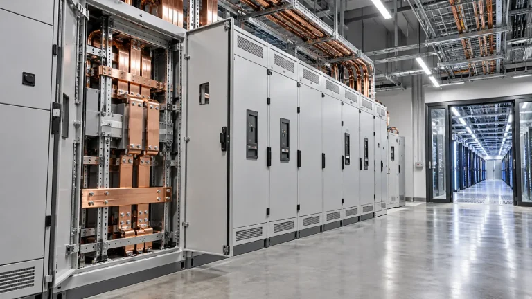 Elektrik dağıtım panoları ve bakır bara bağlantıları