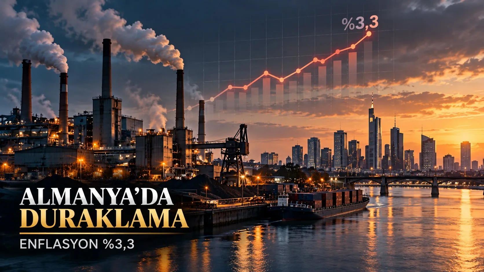 Almanya enflasyonu yükselirken ekonomi duraklıyor