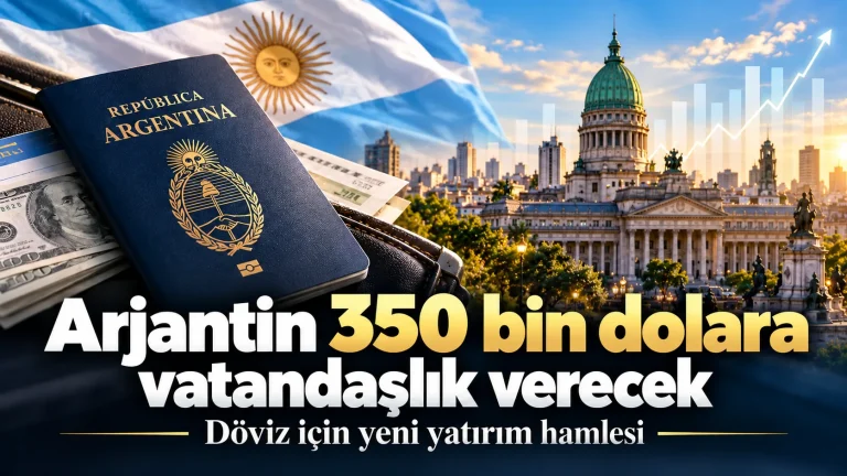Arjantin’de 350 bin dolara vatandaşlık ve Milei’nin altın pasaport hamlesi.