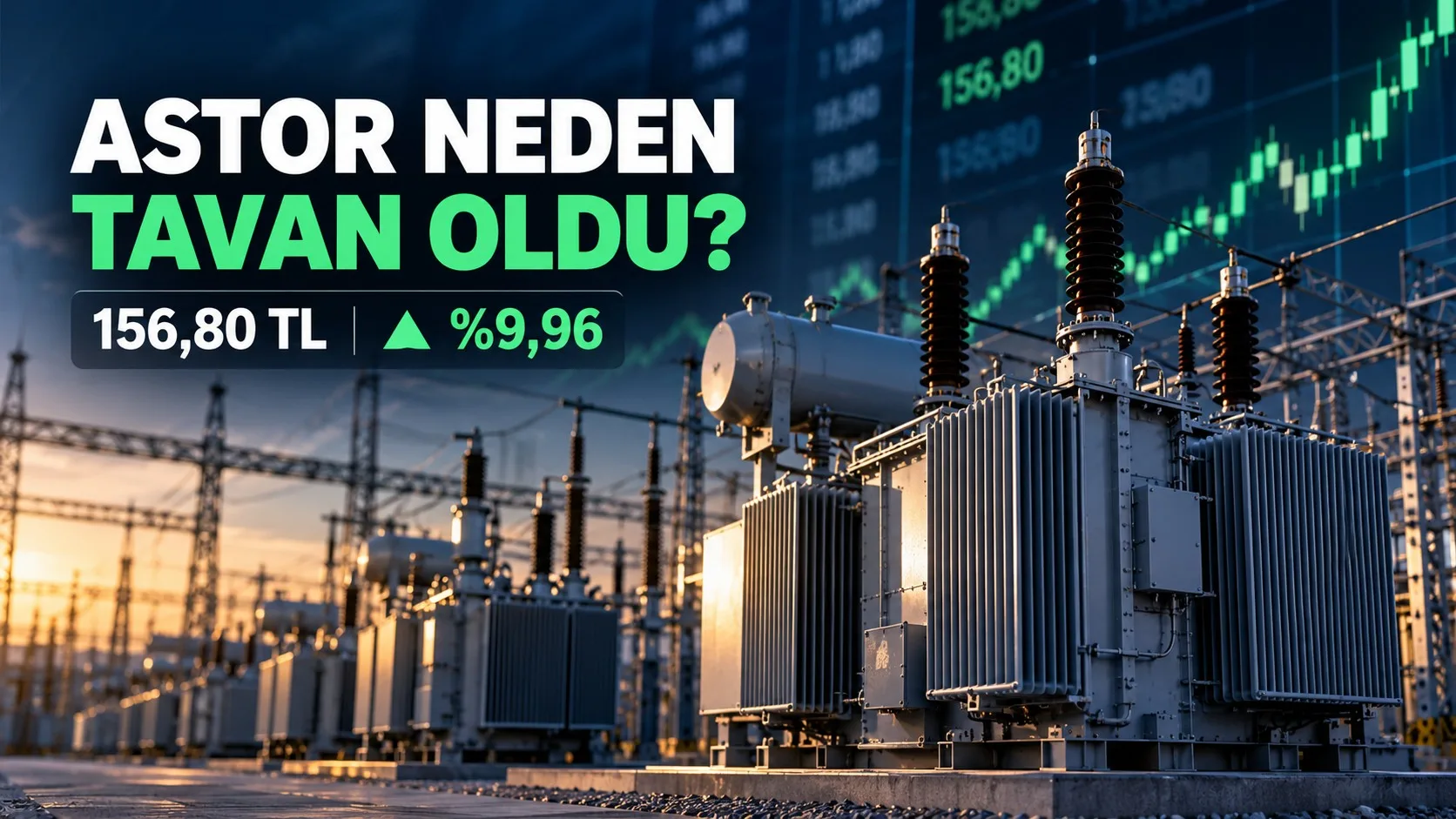 ASTOR hissesi 156,80 TL tavan fiyatı