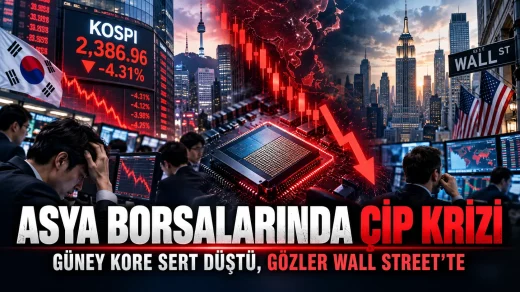 Asya borsalarında çip krizi Güney Kore'yi vurdu