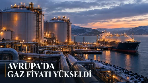 Avrupa doğal gaz fiyatları 2022 sonrası zirvede