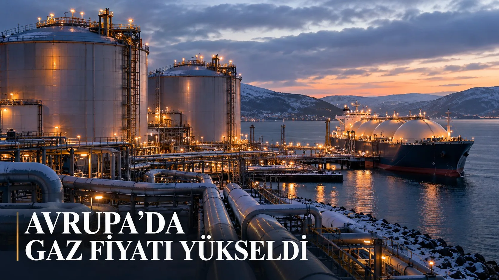 Avrupa doğal gaz fiyatları 2022 sonrası zirvede