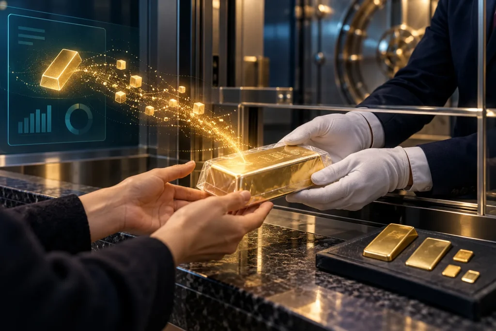 Bankadan fiziki altın teslimi