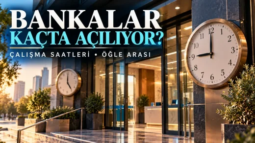 Bankaların açılış kapanış ve öğle arası saatleri
