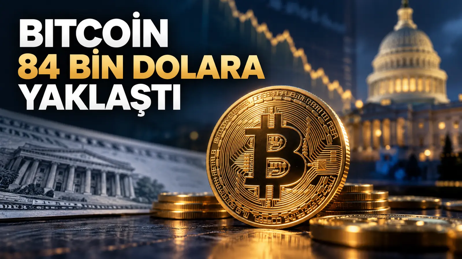 Bitcoin 84 bin dolara yaklaştı